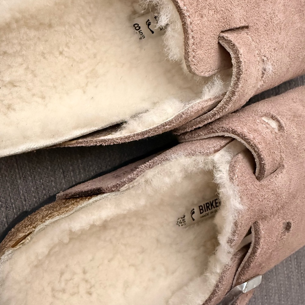 Birkenstock Women's Boston Shearling Clogs size 7/7.5 - Picture 2 of 7